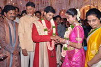 Chandrababu at Revanth Reddy Daughter Engagement Photos